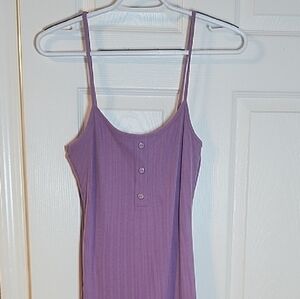 Asymmetrical Purple Dress